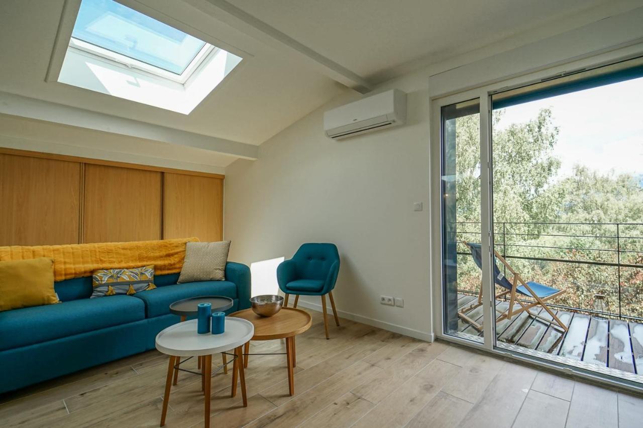 La Tournette superbe appartement au calme à 300 mètres du lac Sévrier Esterno foto