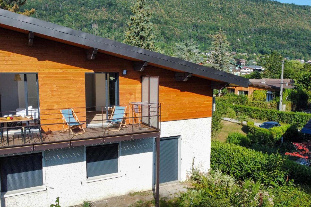 La Tournette superbe appartement au calme à 300 mètres du lac Sévrier Esterno foto